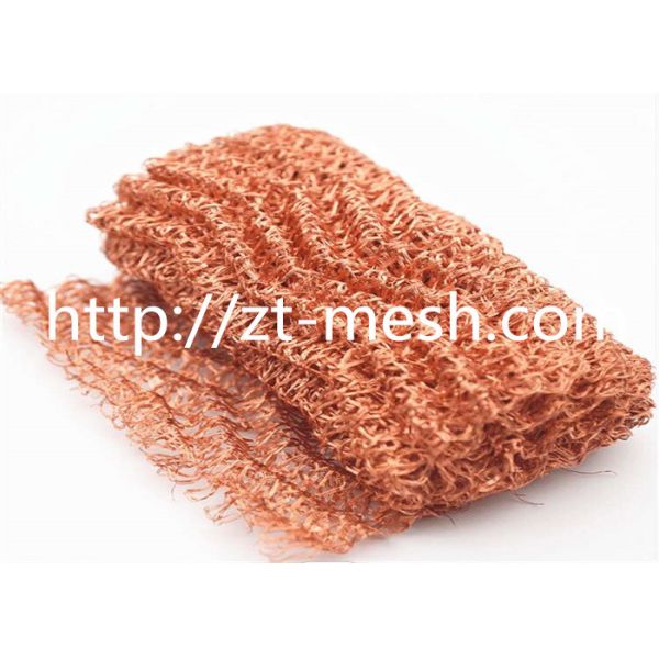 Emi/Rfi Shielding 30mm Knitted Wire Fabric Ring Wire Mesh Washer Corrosion Resistant For Car