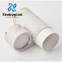 Tubo de papel redondo de óleo essencial de Kraft para papelão de vinho e chá