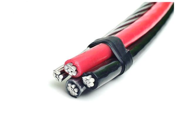 Shanghai Shenghua Cable XLPE / PVC Insulated Aerial Bundled Cable , Triplex Service Drop Cable