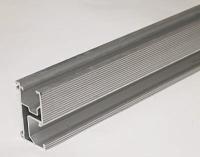 Silver Solar Roof Mounting Rail With Anodized AL600-T5 Aluminum
