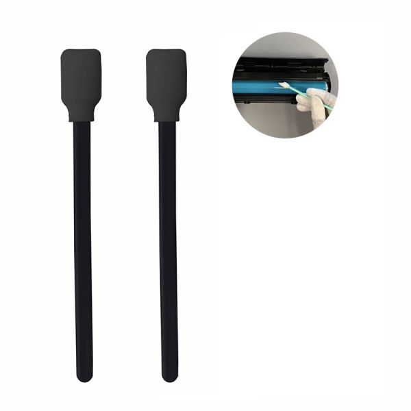 黒いスポンジの印字ヘッドのクリーニングの綿棒車の塵は取除く