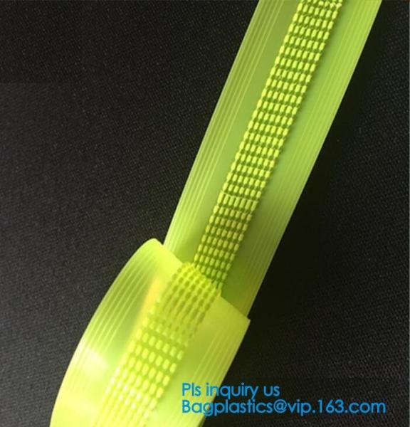 Eco-Friendly VELCRO Seal Strip, Press-Lock Seal Zipper, Pouch Bags Accessories, Easy Tear Plastic seal lock
