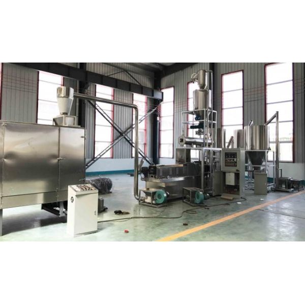 O dobro da máquina da extrusora do alimento de petisco do sopro do milho parafusa de aço inoxidável