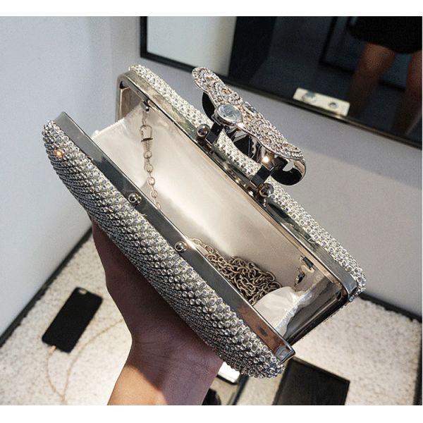 New bride's wedding bag diamond lady versatile banquet clutch evening dress bags
