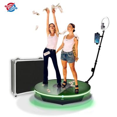 Cabine de fotos de 80 cm 360 graus rotação de vídeo em câmera lenta