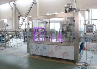 PLC Control Water Production Line , 15000BPH Plastic Bottle Monoblock Filling Machine