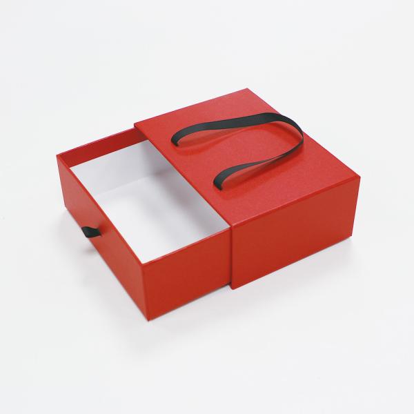 CMYK Printing Debossing Red Spot UV Cardboard Drawer Boxes