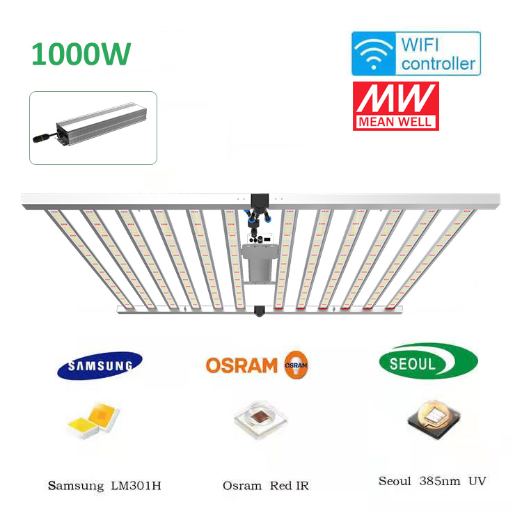 ETL 600W 720W 800W Светодиодная лампа полного спектра для выращивания растений 2,8 µMol/S/W