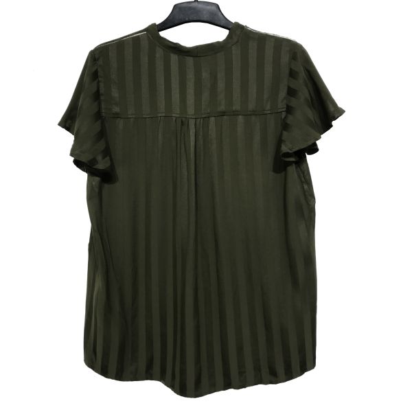 2020 new design bowknot Fashion Ladies black color Blouse with Short Sleeve OEM / ODM