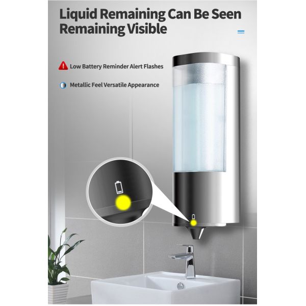 Батарея привелась в действие электрическую автоматическую стену распределителя мыла установила распределитель мыла Bathroom