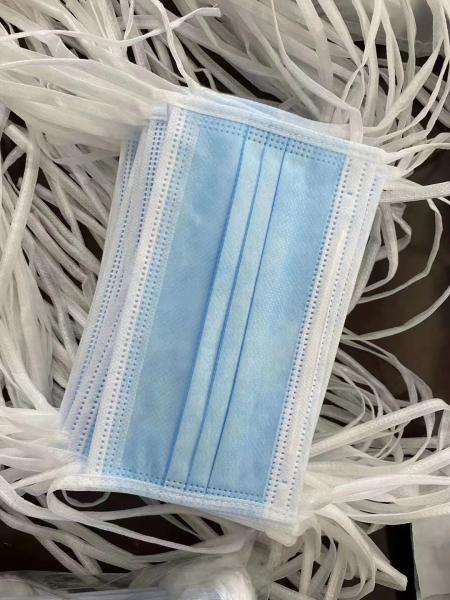 Anti Coronavirus Flat Tie - On 3 Ply Surgical Face Mask