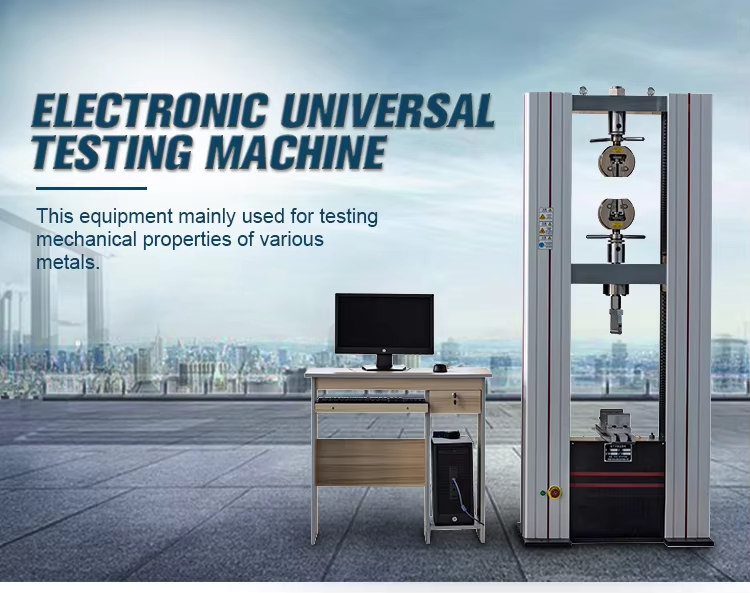100kN Max Test Force Computerized Universal Testing Machine with Touch Screen Interface for Tensile Compression Strength