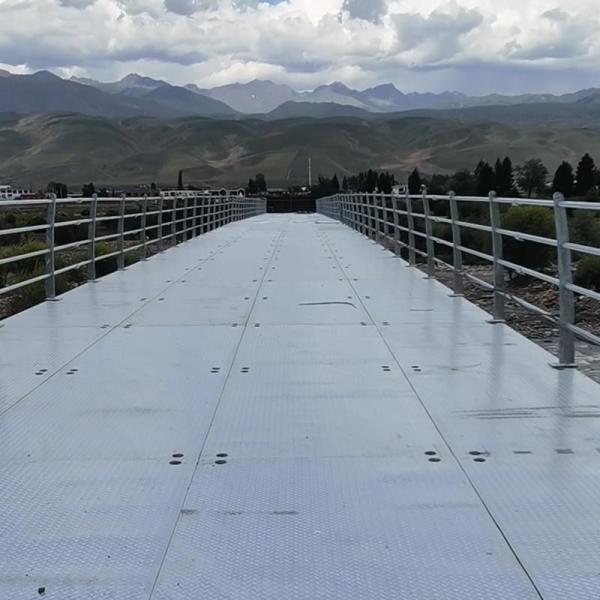 4.2m Compact Bailey Bridge / Steel Bailey Truss Bridge Hot Dip