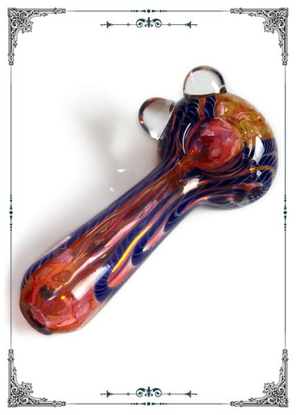 American Color Rod Glass Smoking Pipe Tobacco For Smoking Hand Spoon