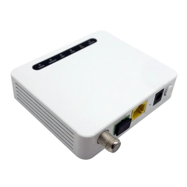 ZC-501T XPON ONU CATV 1GE CATV With Remote Support ONT GPON