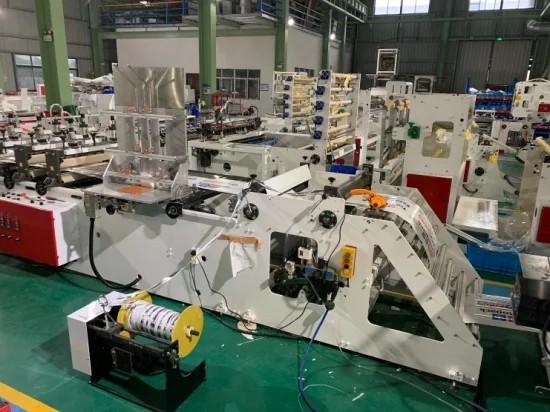 Meat Food Storage 3 Side Seal Pouch Making Machine 22KW 70pcs/min
