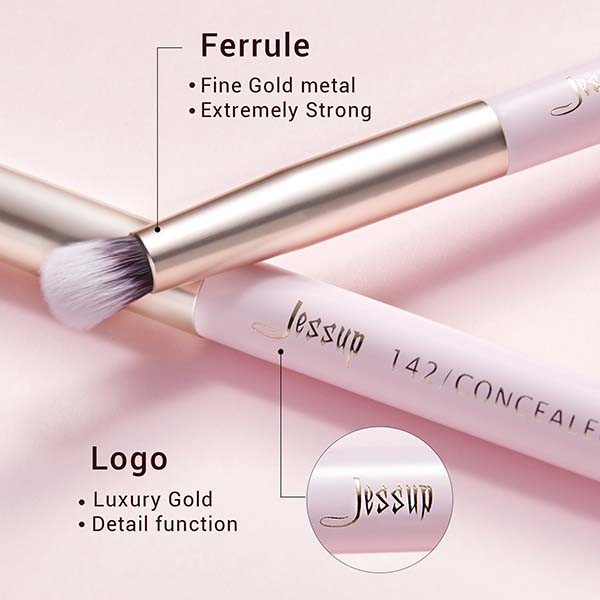 Eco Friendly Soft Dense Eye Makeup Brush Set Jessup Eyeshadow Brushes