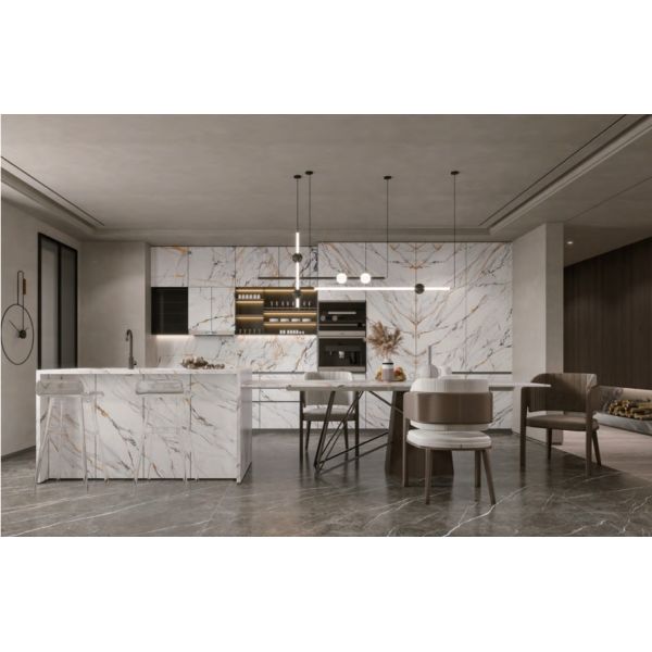 Countertops камня плиты плиток пола гранита голубого цвета мраморные отполированные 1200x2700x6mm