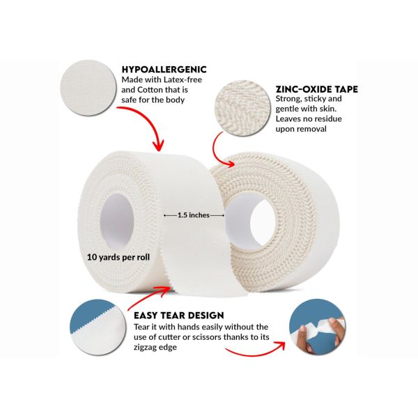 Sports Occasion Joints Protection Hand Tear Cotton Sports Tape Durable Water Resistant
