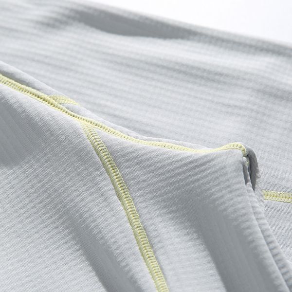 Custom Men's Quarter Zip Stand Collar Thermal Fleece Pullover Antibacterial Contrast Stitching Outdoor Hiking Top