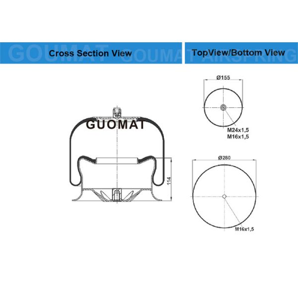 ИСО 4759НП21 ревет сумка Фабио весны воздуха 936421/344759-10К Мерседес А9423200217
