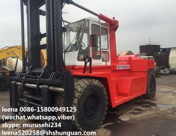 used cheap japan made 25ton mitsubishi forklift in good condition in shanghai china