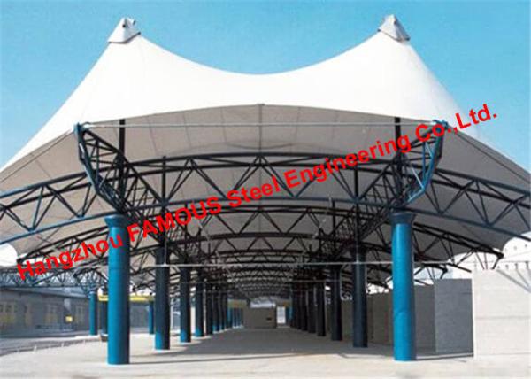 Padrão de aço estrutural de Nova Zelândia América do abrigo da garagem do dossel do carro dos Carports da membrana do fardo