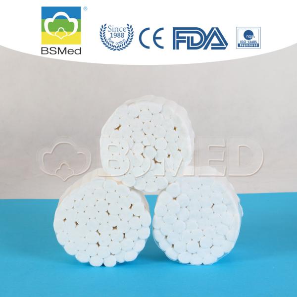 Medical Dental Cotton Rolls Consumables With 13 - 16mm Fiber Length