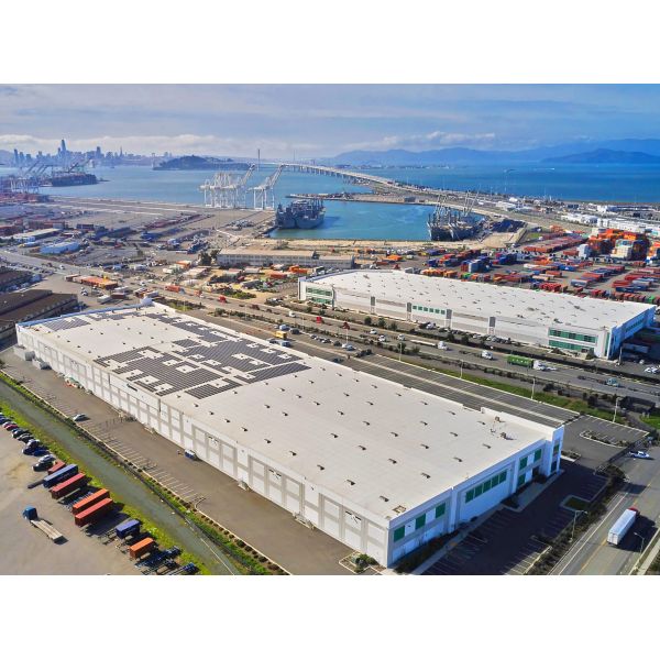Large-Span Warehouse Structure with Q235B/Q355B Steel for Up to 100m Span and Low Maintenance