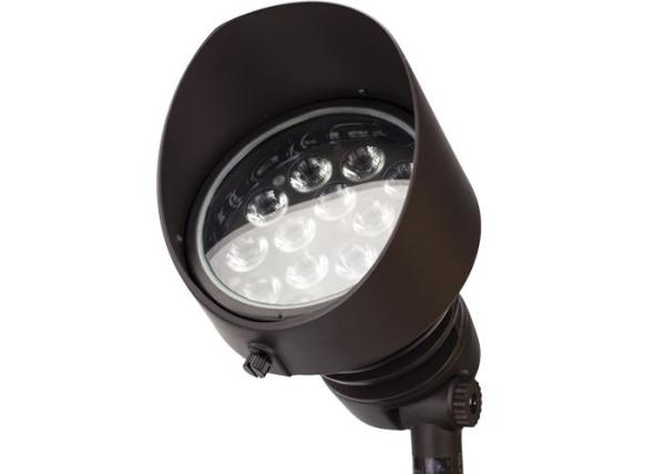 12V LED Garden Spotlights 35 Watt 35 ° Beam Angles Powder Coated Bronze Finish