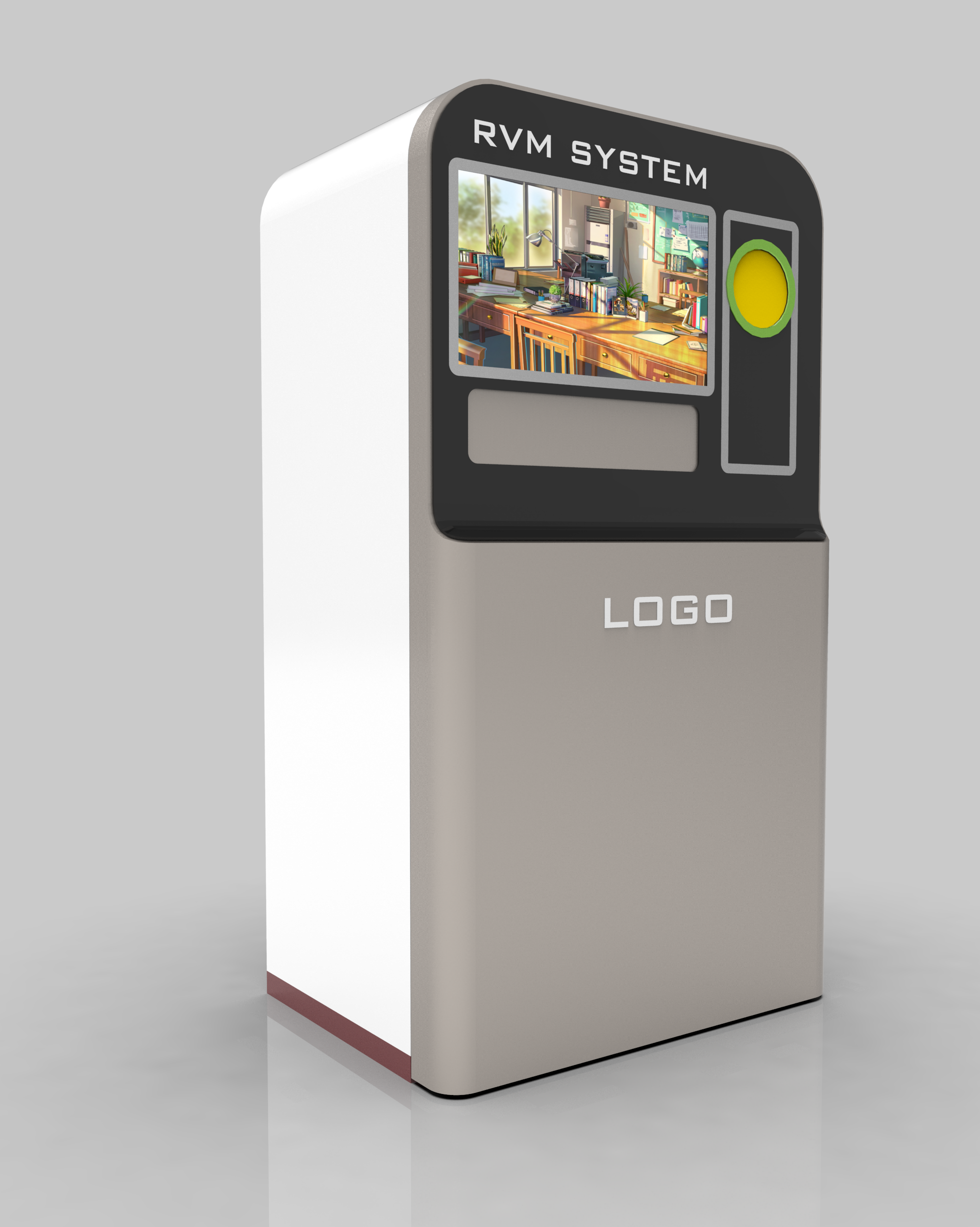 Commercial Supermarket  Indoor Circle RVM 7020