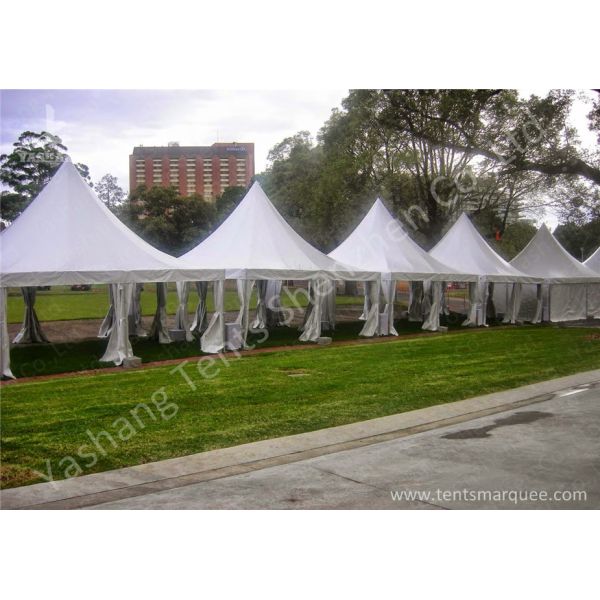Fast Setting Up Strong High Peak Tents / Aluminum Structure Tent Wind Resistant