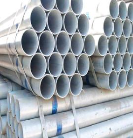 Hot Rolled 0.6mm 1.5 Inch Galvanized Hollow Carbon Steel Pipe For Chilled Water