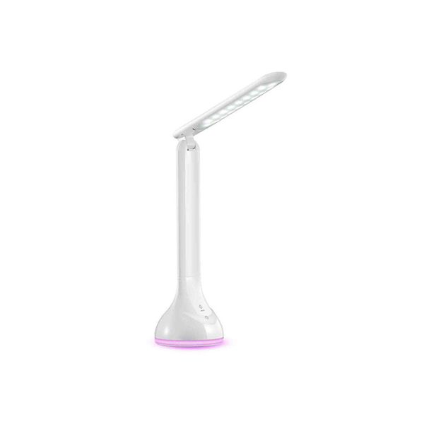 Wireless Charging Rgb Led Desk Lamp Goose Neck Rechargeable For Reading