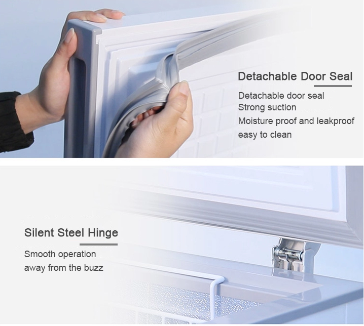 700L Industrial Refrigeration Equipment Supermarket Commercial Chest Freezer