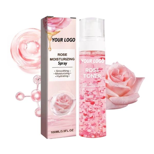 Fabricante de cosméticos OEM de niebla facial con agua de marca privada