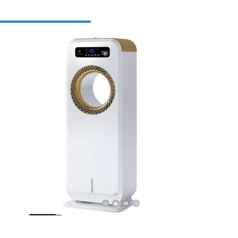 Personal Mobile Water Air Conditioner With Remote Control and Leafless Mist Spray Fan