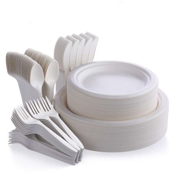 Environmentally Friendly Cornstarch Utensil Compostable Disposable Cutlery