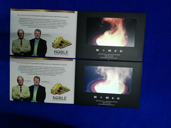 Custom Marketing Mailer With Video Screen Lcd Video Brochure Card