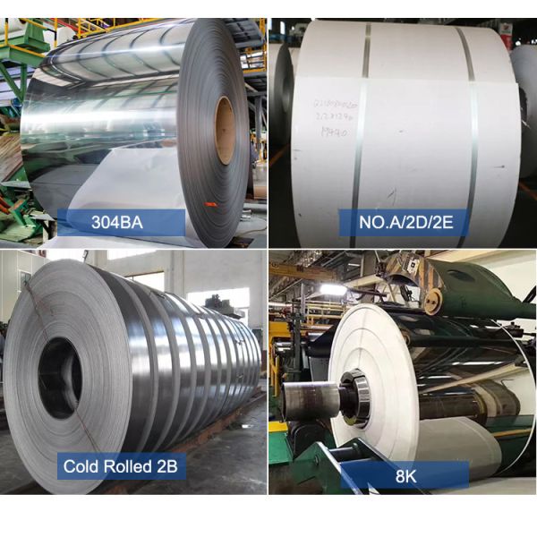 300 ГЕКТОЛИТРОВ 8K катушки 6mm фольги нержавеющей стали серии 304 холоднопрокатных