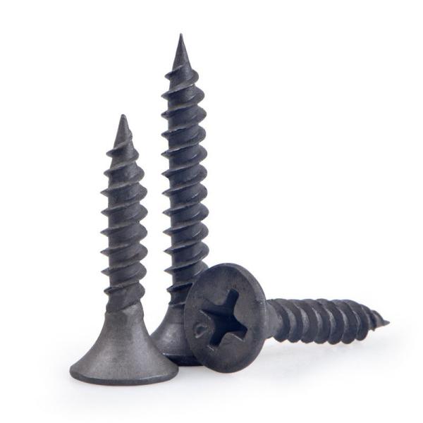 ISO9001 Certified Black Phosphate Phillips Flat Bugle Head Gypsum Board Drywall Screw