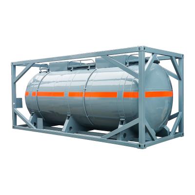 Aluminum 20 Foot ISO Tank Container With External Dimensions 6058mm*2438mm*2591mm