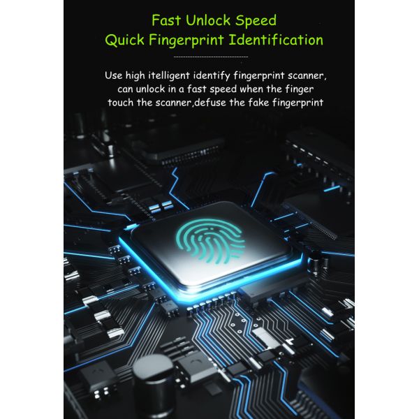 Bluetooth Keyless Biometric Fingerprint Deadbolt Door Lock Waterproof