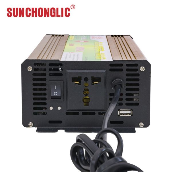 1000VA Modified Sine Wave UPS Inverter with AC Charger 12V 220V Solar Power Inverter