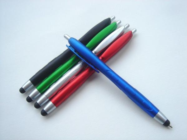 Manufacturer supply plastic pen promotion ball pen touch end ball pen