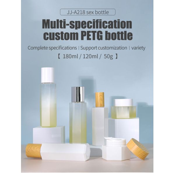 Botellas de cosméticos recargables de PP / acrílico Botella de perfume cuadrada de 100 ml Transparente a medida