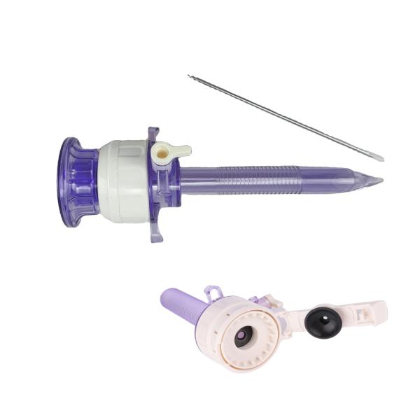 Trocar descartável sem lâmina 3 mm 5 mm 10 mm 12 mm Trocar cirúrgico