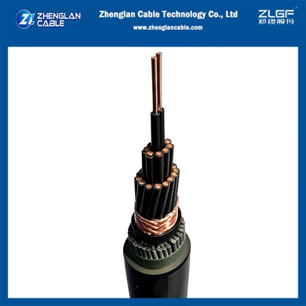0.6/1kV XLPE Insulated Control Cable Copper Conductor PVC Sheathed - Armored Control Cable for Power Stations
