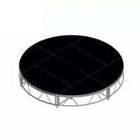 Fase de alumínio removível da luz portátil da plataforma da fase do círculo para a feira profissional