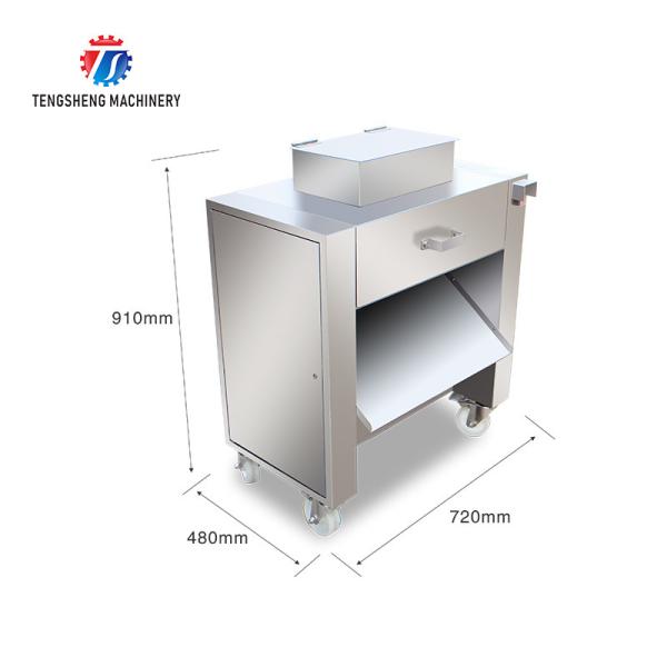 380V 2.2KW Canteen fresh meat slicing machine chicken neck duck neck slicing machine meat slicing machine